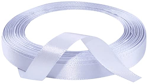 AERZETIX - Nastro di raso satinato fine lucido decorativo - 10mm x 22 metri - lilla chiaro - progetti creativi cucito arte confezione regali festa compleanno - C50197
