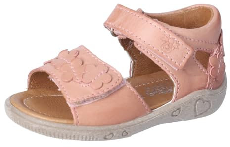 RICOSTA Mädchen Riemchensandalen Tildi, Baby und Kleinkinder Lauflernschuhe, Weite: SCHMAL, flach, Sommerschuhe, Freizeitschuhe, Rose (310), 20 EU