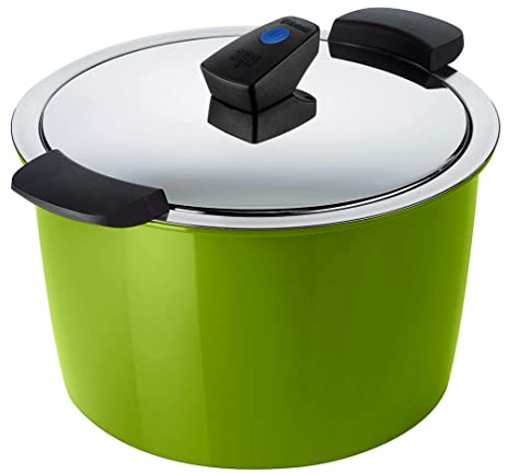 KUHN RIKON HOTPAN COMFORT cocotte à servir, Induction, 5 Liter/22 cm, Vert