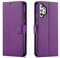 NWNK13 For Samsung Galaxy A13 5G / A13 4G / A04S Case Leather Wallet Book Flip Stand View Phone Cover with Card Holder Slots Compatible with Galaxy A13 (Purple)