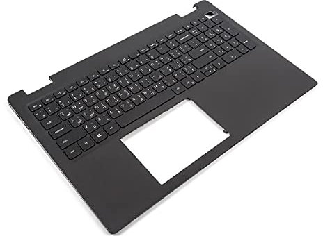 Dell Latitude 3520 Palmrest & ARABIC Backlit Keyboard - 0DJP76 + 0500R3 (GP9G7) (Renewed)