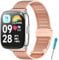 CHULN Redmi Watch 3 Active Metal Strap, Compatible with Xiaomi Redmi Watch 3 Active, Stainless Steel