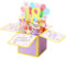 PAITOK 3D-Geburtstagskarte, Pop-Up-Geburtstagskarten, Geburtstagsgeschenke, Happy Birthday-Karte, Grußkarten mit Umschlag für Jungen, Mädchen, Männer, Frauen (Rosa-18)