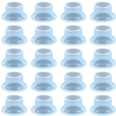 Wasserhahn Unterlegscheiben, 20Pcs Wasserhahn Dichtung Silikon Rohmaterial Gürtel für 1/4 Zoll Schlauch, Küche Leck-Proof Abdichtung Dichtung Wasserhahn Unterlegscheiben Anzug für Garten Bad (weiß)