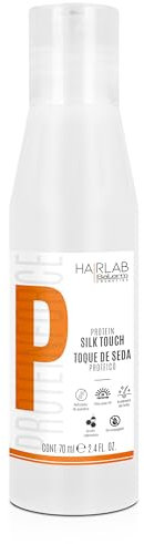 SALERM - Tratamiento Reparador Cabello Dañado - Hair Lab - Toque de Seda Protéico - 70 ml - con Keratina - Protege al Cabello del Calor - Aporta Brillo y Suavidad - Textura Ligera - sin Parabenos