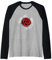 Keep Calm Axel is Here Funny Name Grunge Rose Design Raglan Baseball Tee