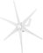 Windturbinen-Kit, Windturbinengenerator, 400 W, 6 Rotorblätter, Windgeschwindigkeitsstarter, Windturbinen mit Ladung, Laderegler für Erneuerbare Energien (24V)