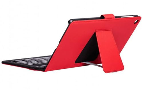 SILVERHT - Funda Tablet Samsung Tab A9+ Red Teclado Bluetooth