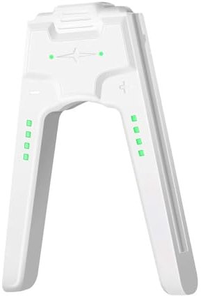 KUKUPOW Blanco Agarre para Juegos en Forma de V, Empuñadura de Carga para Joy con Gamepad, Joy-con Charger Grip Handle Cómodo, Soporte de Manija de Carga para Swi-TCH