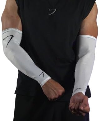 Générique Arm sleeve FOCUS blanc- Manchette FOCUS blanche- gaming et sport (BLANC, L)