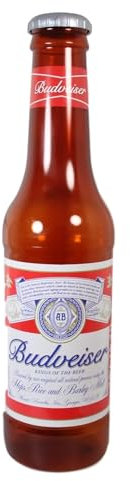 Large Bottle Moneyboxes For Coins Notes Tin Plastic Piggy Bank Inspired by Glass BOTTLE Box Pot 2FT, 24 Inch, 60CM Tall Large Money Bottles, (Budweser 2feet)