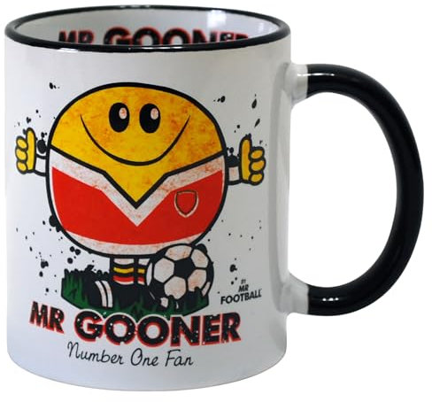 Football Mug Gift Boxed Soccer Fan Present for Father's Day (Arsenal)