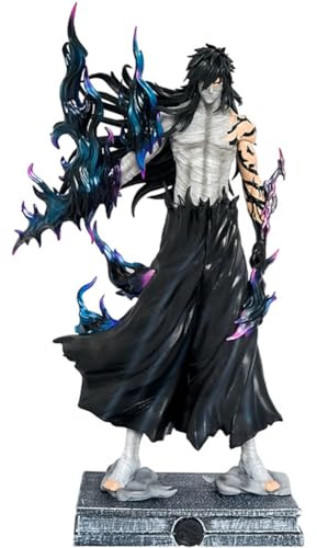 Tongyundacheng Anime Ichigo Kurosaki Figur Ichigo Mugetsu Actionfigur 34cm PVC Statue Sammlerstück Modell Ornament Desktop Dekorationen Geschenk für Anime-Fans