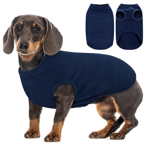 AOFITEE Hundepullover Kleine Hunde, Winter Warmer Fleece Hunde Pullover XS | Weicher Weihnachten Hundepulli Elastischer Fleecepullover, Winter Hundemantel Pulli für Kleine Mittelgroße Grosse Hunde
