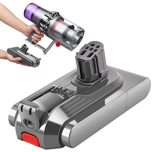V12 Li-Ion-Akku-Ersatz, Kompatibel Mit Dyson V12 Detect, Detect Slim/Absolute/Fluffy Series, SV20 SV30 SV35 SV46 Staubsauger-Akku Teilenummer 965470-01(1PCS 9.0AH)