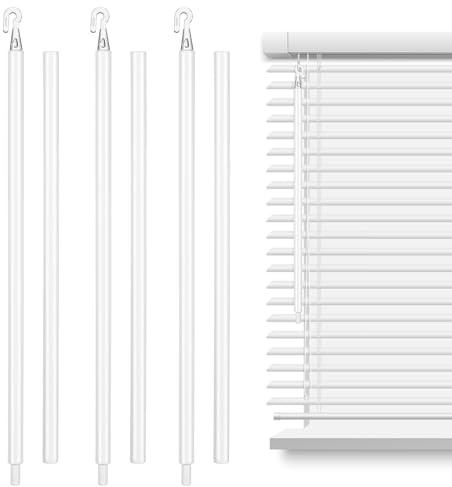 CATIEBYE 3pcs 60cm Pp Blind Rod Replacement Sticks for Vertical Blinds Window Shade Tilt Wands Control Accessories