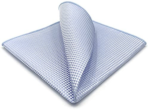 S&W SHLAX&WING Einfarbig Lavender Herren Einstecktücher Suits Groß 32cm