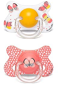 Chupete Fusion Tet.Anato.Silicona 4-18M 2Ud Transparente