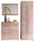 Newfurn Garderobe Komplettgarderobe Natur Garderobenschrank Flurgarderobe Flurmöbel Schrank II 170x188x 38 cm (BxHxT) II [Arnit.Seven] in Eiche San Remo Hell/Eiche San Remo Hell Flur Diele