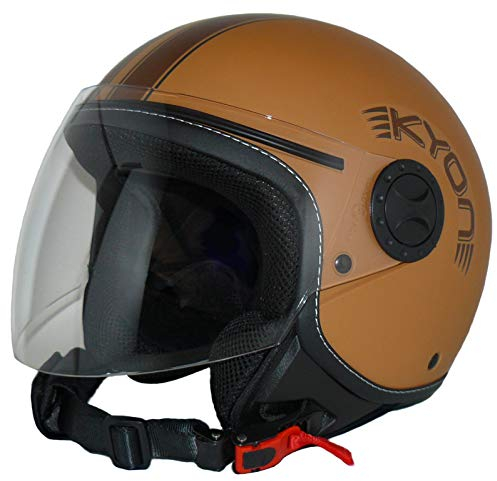 protectWEAR Jethelm mit langem Visier H710-BR-M