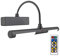 HONWELL-Luz LED Inalámbrica a Batería con Control Remoto, Cabezal de Luz Giratorio de 8.8 Pulgadas con 3 Modos de Iluminación, Regulable Marco Luces Lámpara de Pared para Pintar,Espejo,Color Negro