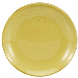 CreaTable 21978 Nature Collection Dessertteller Ø 21 cm, curry, 6-teilig (1 Set)