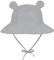 Durio Unisex Baby Kleinkinder Sonnenhut Kappe Mütze Fischerhut Strandhut Kinder Baby Mädchen Jungen Sommerhut UV Schutz UPF 50+ Hellgrau 1-2 Jahre