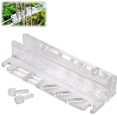 Aquarium Tool Holder, Fish Tank Tool Holder, Acrylic Aquarium Fish Tank Water Plant Scissor Scraper Spatula Maintenance Holder Storage Rack