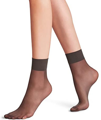 FALKE Damen Socken Pure Matt 20 DEN W SO Transparent einfarbig 1 Paar, Grau (Anthracite 3529), 39-42