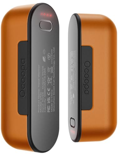 OCOOPA Hand Warmers Rechargeable 2 Pack, Magnetic Electric Handwarmer, 16 Hrs Warmth 4 Levels Heat Up to 137℉, USB-C Portable Charger 10000mAh, Raynauds, Golf, Tech Gifts for Men, Union UT2s(MagTwins)