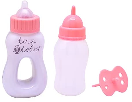 John Adams | Tiny Tears - Magic Bottle Set: One of the UK's best loved doll brands! | Nurturing Doll Accessories | Ages 18m+, Pink