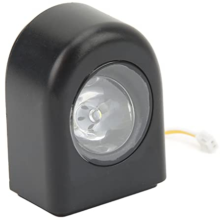 Alomejor Elektroroller-Scheinwerfer, Nachtsicherheits-Frontlicht LED-Scheinwerfer-Warnlampe für M365 M365 PRO