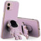 Wousunly Compatibile con Cover Redmi A2/Redmi A1 Silicone TPU Antiurto,Custodia Xiaomi Redmi A2 con Supporto Astronauta 3D Sottile Anti-Graffio Case (Viola)