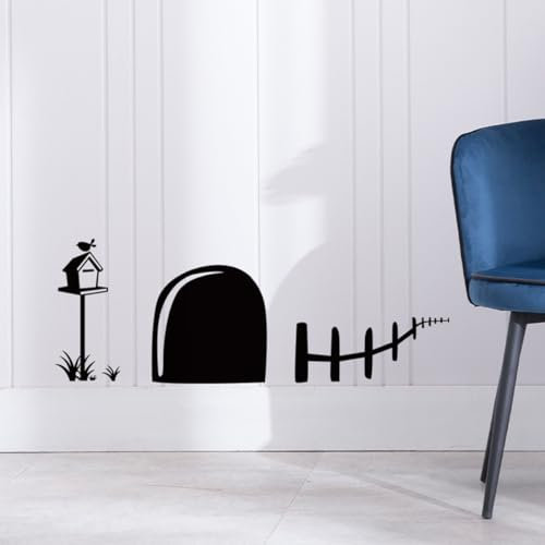 Wanddeko Boho Wand Deko Schlafzimmer - Modern Flur Wohnzimmer Wandtattoo Blumen Schmetterlinge Wandsticker Pflanzen 0121