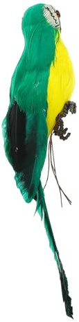 KONTONTY Künstliche Vogel Dekofigur Papagei aus Schaumstoff Bunt Gartendekoration für Hof Terrasse und Frühlingsparty