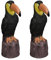 Relaxdays Gartenfigur Vogel, HBT: 35 x 10 x 19 cm, zum Hinstellen, Kunststoff, wetterfeste Gartendeko, schwarz/braun