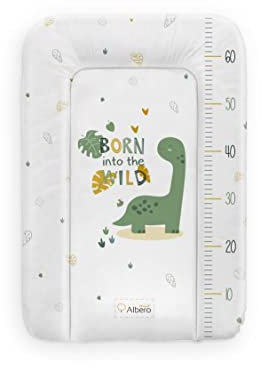 Weiche Wickelauflage Baby Wickelunterlage für Junge und Mädchen Wasserdicht Wickeltischauflage Abwaschbar Für ein Neugeborenes 417 Dino 70x50 cm