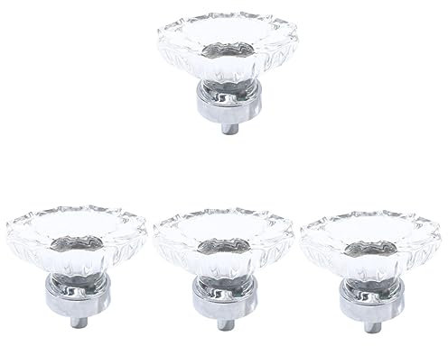 Artibetter 4stücke Kristall Dresser Knopf Transparent Für Schrank Schublade Und Möbel Für Küche Und Badezimmer Langlebig Und Ansprechend Gestaltet