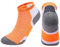Generisch Männer Frauen Mittlerer Kanister Bewegungshandtuch Baumwolle Atmungsaktiv Badminton Walking Snowboard Socken (Orange, L)