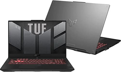 ASUS TUF Gaming Laptop 2025, 17.3 FHD IPS 144Hz, AMD Ryzen 7 7735HS 8-Core, NVIDIA Geforce RTX 4060 8GB GDDR6, 64GB DDR5 8TB SSD, RGB Backlit Keyboard, WiFi 6, Win10 Pro, COU 32GB USB