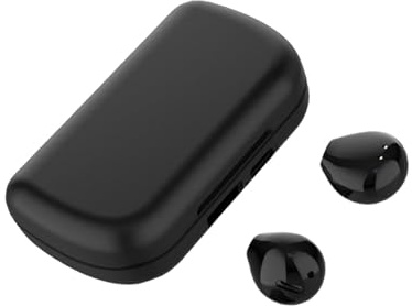 Zambuph Bluetooth Earbuds with Charging Case Waterproof Sports Headphones for Gaming Laptop Touch Control, Black