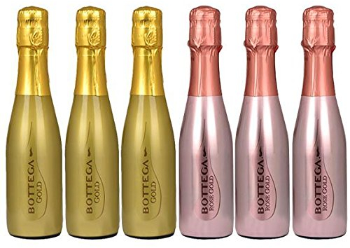 Bottega Sparkling Wine Rose & Gold 6x20cl