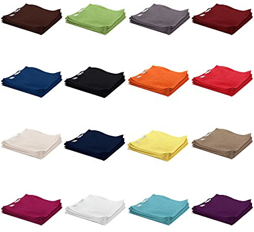 AR Line 10er Pack Seiftücher/Seiflappen 30x30 cm 100% Baumwolle 500 g/m², in Farbe: Pink