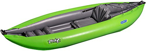 Gumotex Twist I 1 Personen Schlauchkajak aufblasbar Schlauchboot Ultraleicht, Farbe:grün