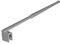 ELEGANT Haltestange Edelstahl Stabilisator 140mm ausziehbare Duschabtrennung Walk-In Duschkabine Glaswand