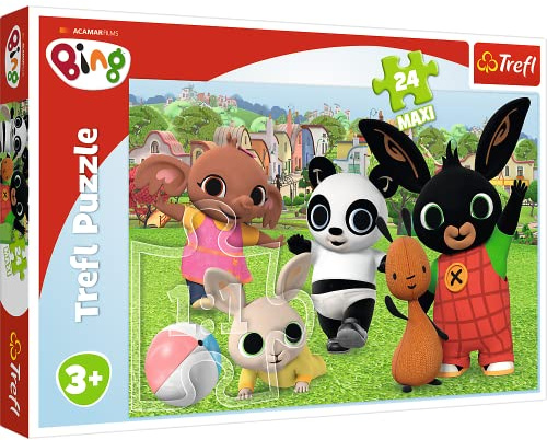 Trefl 916 14306 Spielen im Park, Hase Bing EA 24pcs Maxi, Multicolor