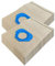 20 Bolsas de aspiradora para Nilfisk GM 80 P, GM80P, GM 90, GM90, GM 90 Classic, GP 80, GP80, GP 81, GP81