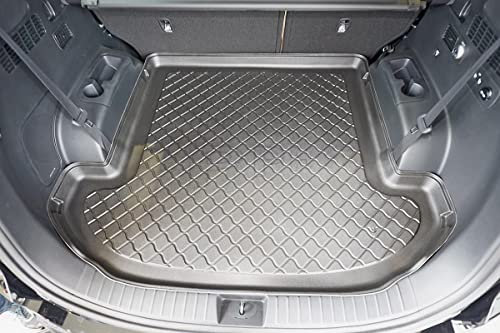 PPH – Alfombra Bandeja cubeta Protector Cubre Maletero Premium para Hyundai Santa Fe IV TM Plug in Hybrid Facelift SUV de 7 plazas a Partir de 2021-