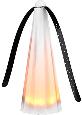 Irishom Fliegenwedler Fliegenvertreiber Elektrisch Fliegenabwehr für den Tisch Insektenabwehr Fliegenabweisender mit 2 Flügeln, Batterie-Betrieb und USB-Kabel