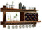 WAOCEO Weinregale Wandmontierter Weinkabinett, Hält Weinflaschen und Stemware-Glashalter, Dekorativ for Home-Bar, Esszimmer, Küche barschrank (Size : 100cm)